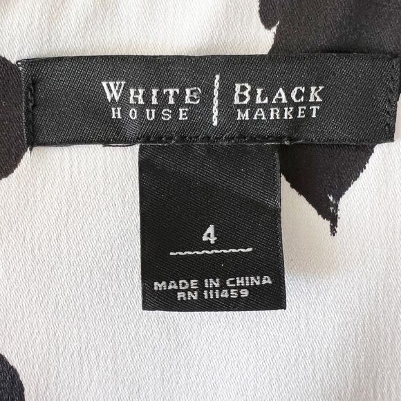 WHBM Satin Floral Shift Dress | 4 - Picture 6 of 8